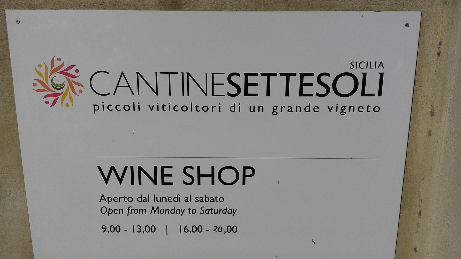 Wine Shop Cantine Settesoli